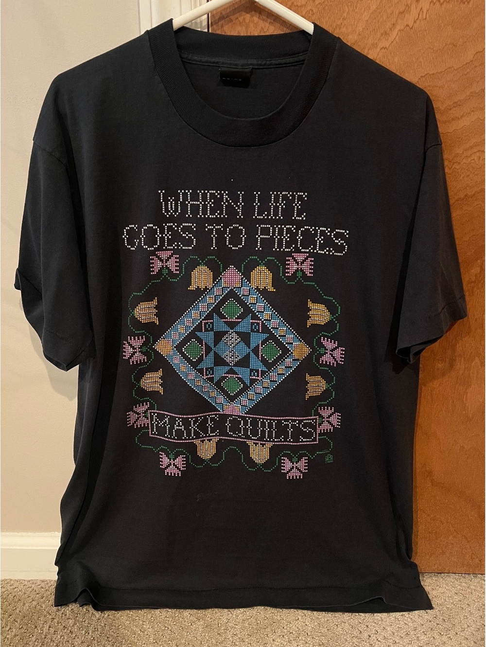 Vintage 1990 “Make Quilts” T-Shirt